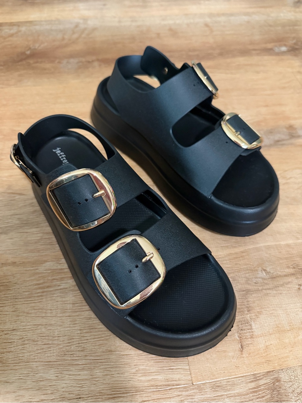 Jeffrey Campbell x Anthropologie Blithe Platform Buckle Sandal